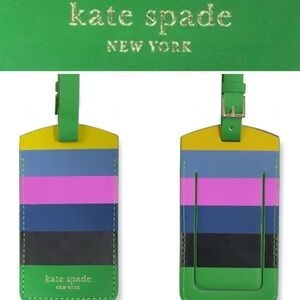 Kate Spade Enchanted Stripe Bag Tag!